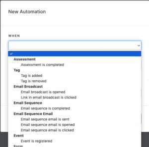 Las automations en Kajabi