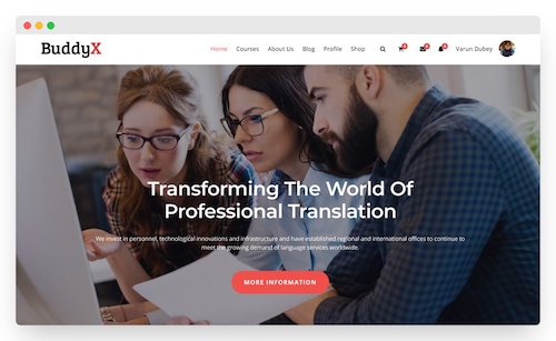 BuddyX con LearnPress