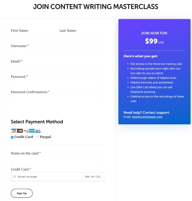 Checkout Copyblogger