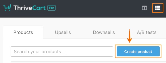 Crear un producto en ThriveCart