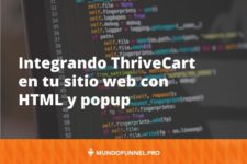 Crear un checkout popup con ThriveCart