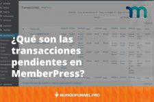 Qué son las transacciones pendientes en MemberPress