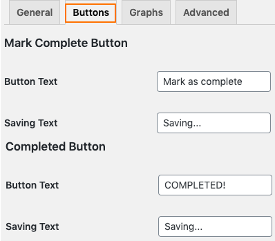 Botones de WPComplete